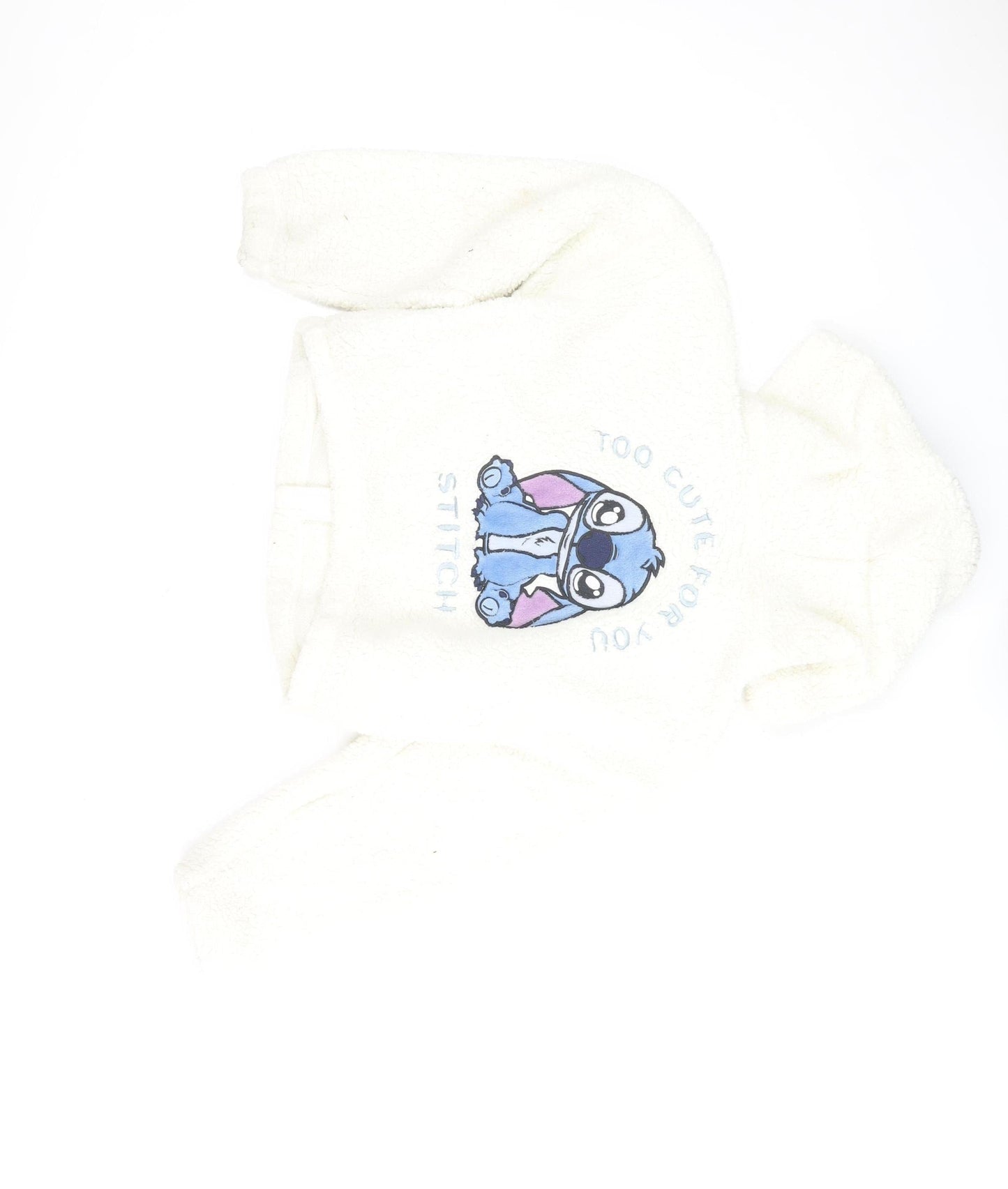 Girls UK Size 11-12 Years H&M White Full Zip Hoodie