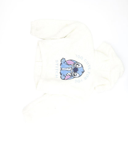 Girls UK Size 11-12 Years H&M White Full Zip Hoodie