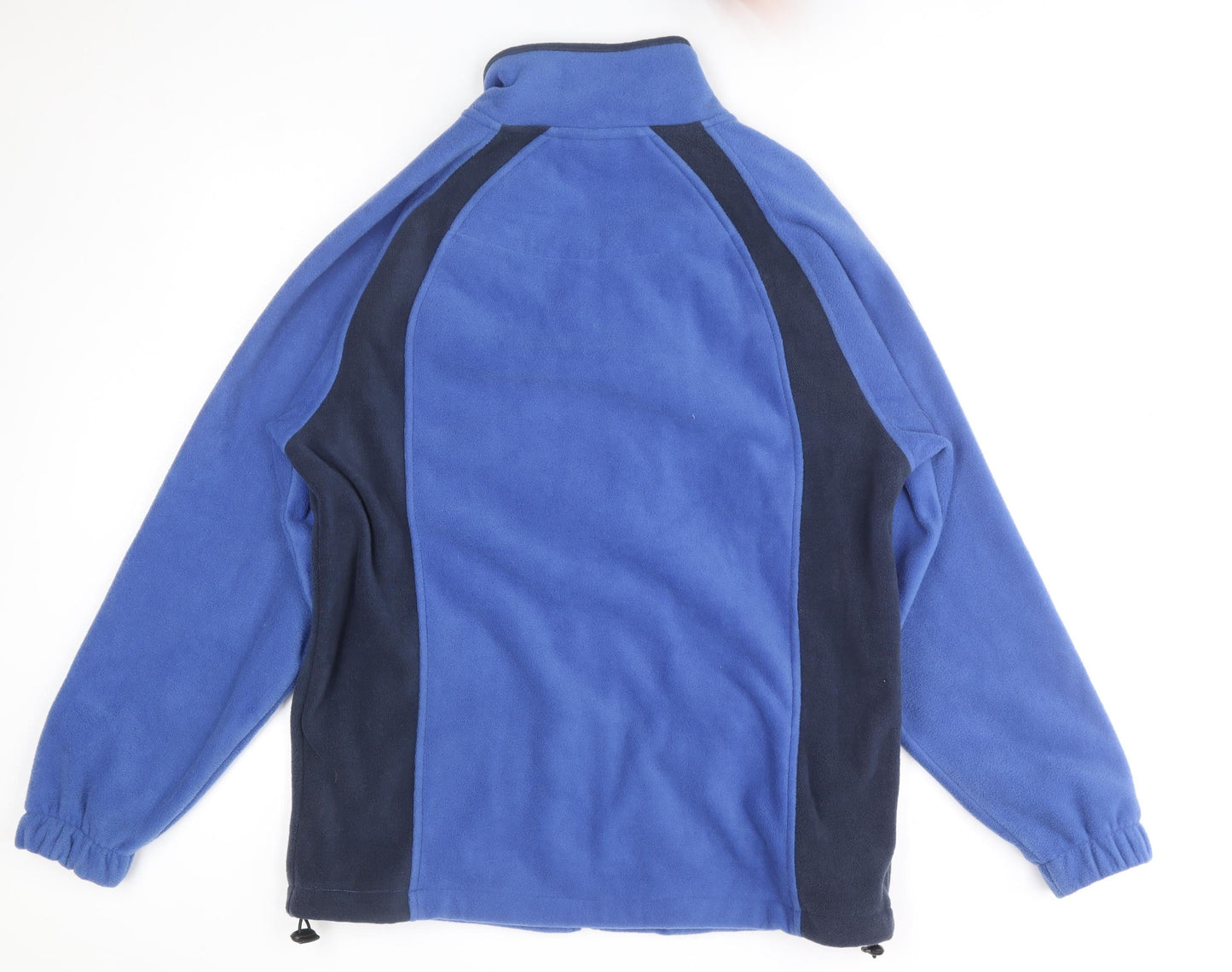 Cotton Traders Men's Blue Fleece Full Zip Jacket Size M Regular Fit