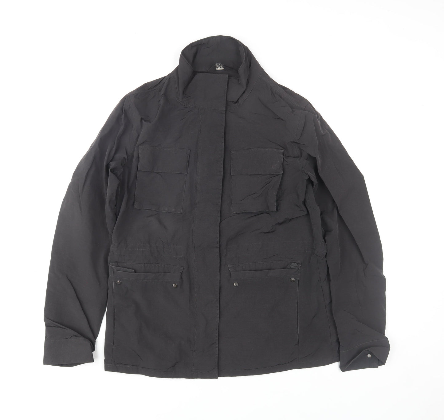 Womens UK Size 12 Superdry Black Military Jacket