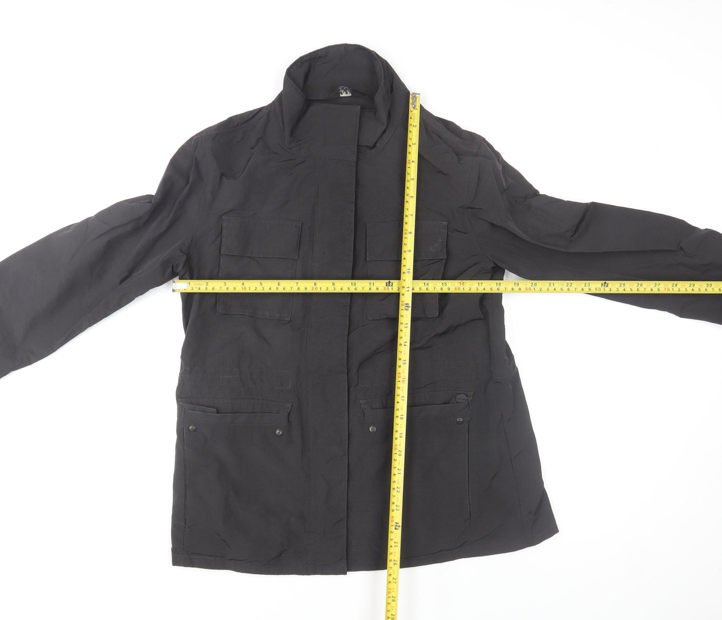 Womens UK Size 12 Superdry Black Military Jacket