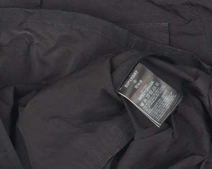 Womens UK Size 12 Superdry Black Military Jacket