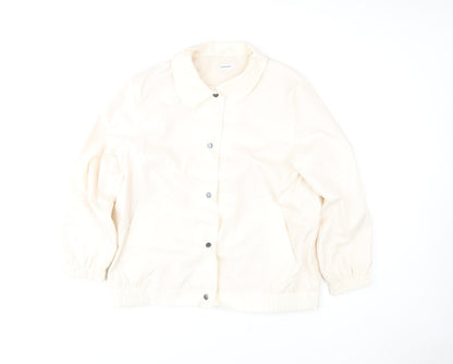 Womens UK Size M Damart Ivory Basic Jacket