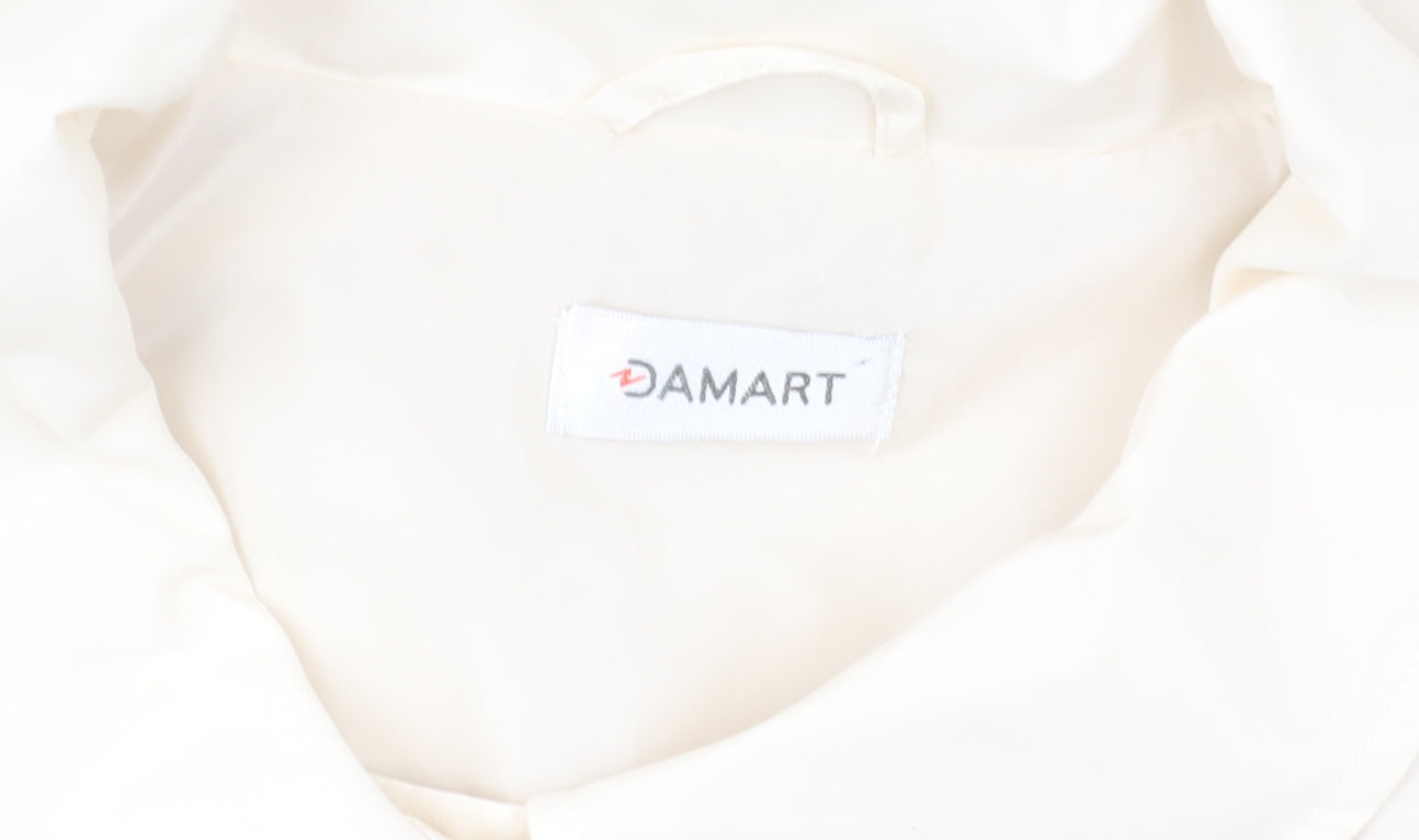 Womens UK Size M Damart Ivory Basic Jacket