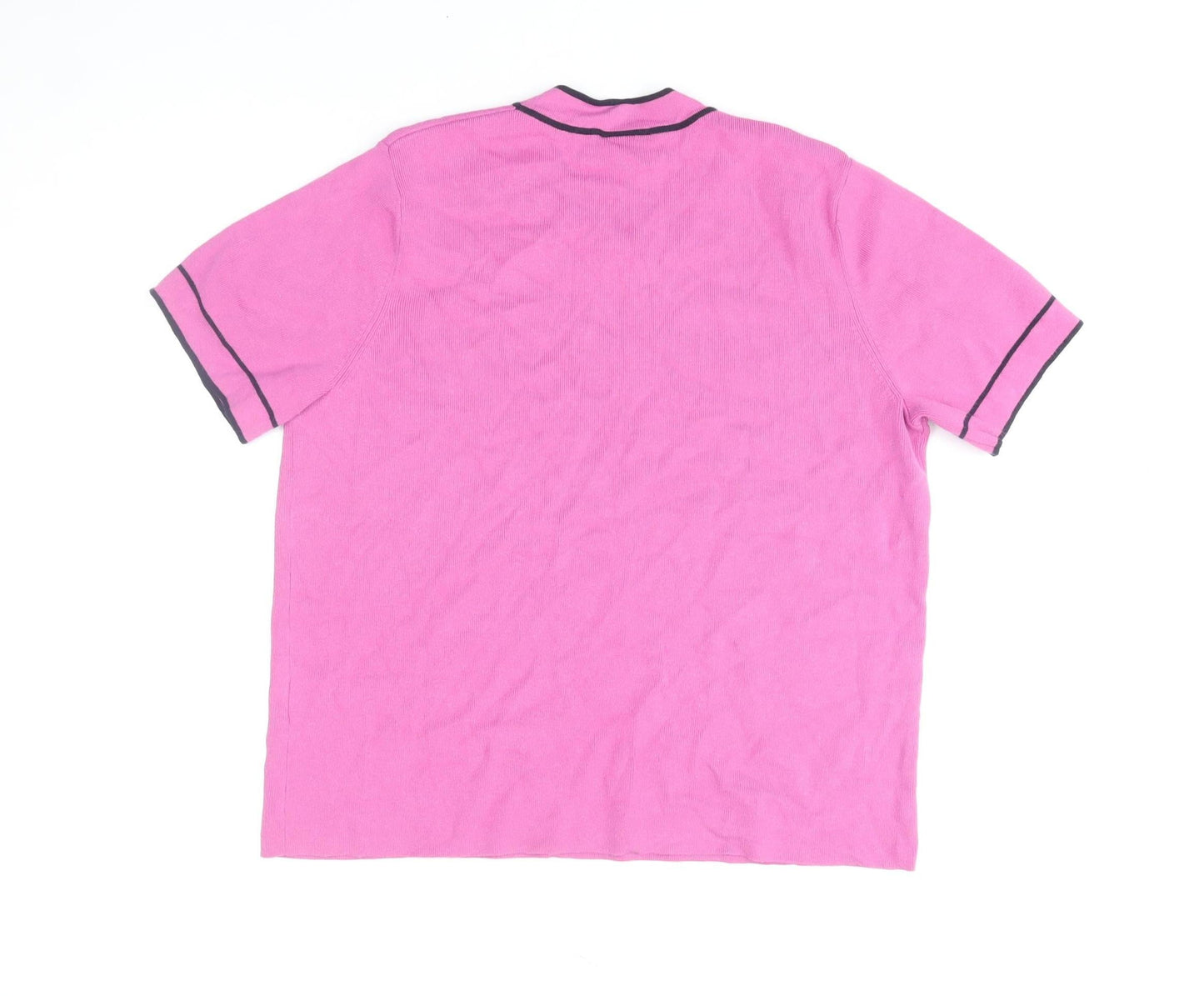 Womens UK Size 18 Eastex Pink Basic T-Shirt