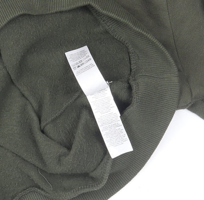 Disney Women’s Green Mickey Mouse Crew Neck Pullover Jumper Size L