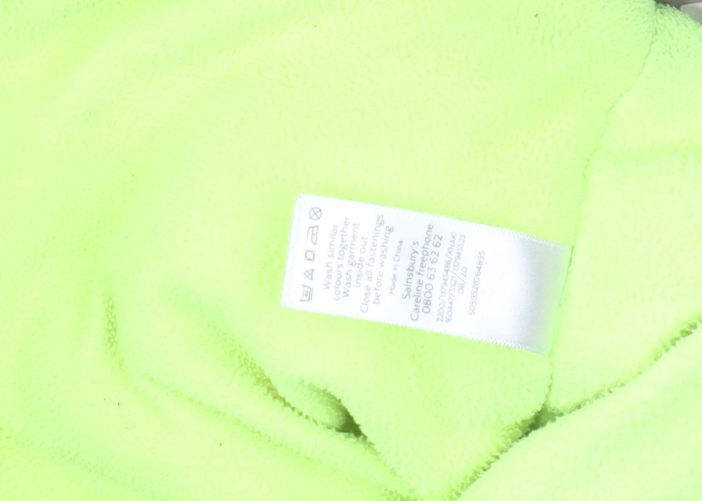 Tu Boys Green Camouflage Hooded Puffer Jacket 9-10 Years Lined Winter Coat