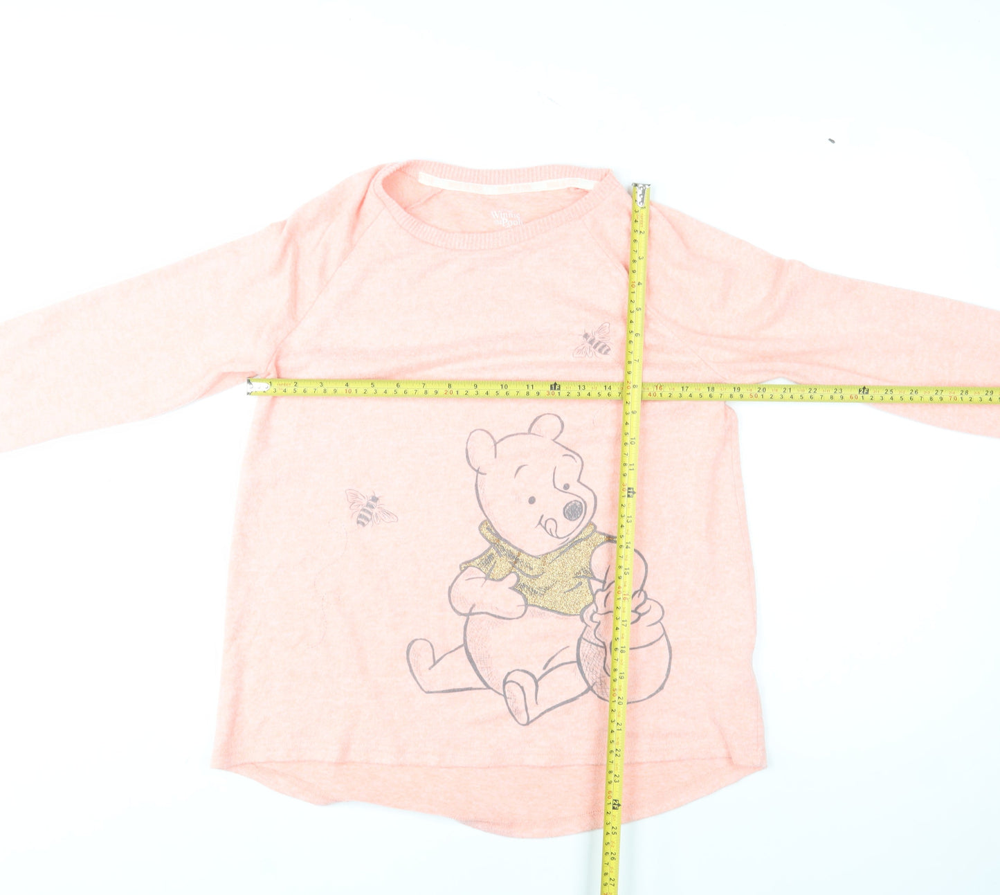 Disney Women’s Pink Winnie the Pooh Pullover Jumper Size M (12-14)