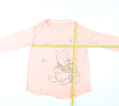Disney Women’s Pink Winnie the Pooh Pullover Jumper Size M (12-14)