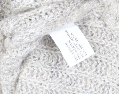 Womens UK Size One Size VIZ-A-VIZ Beige Pullover Jumper