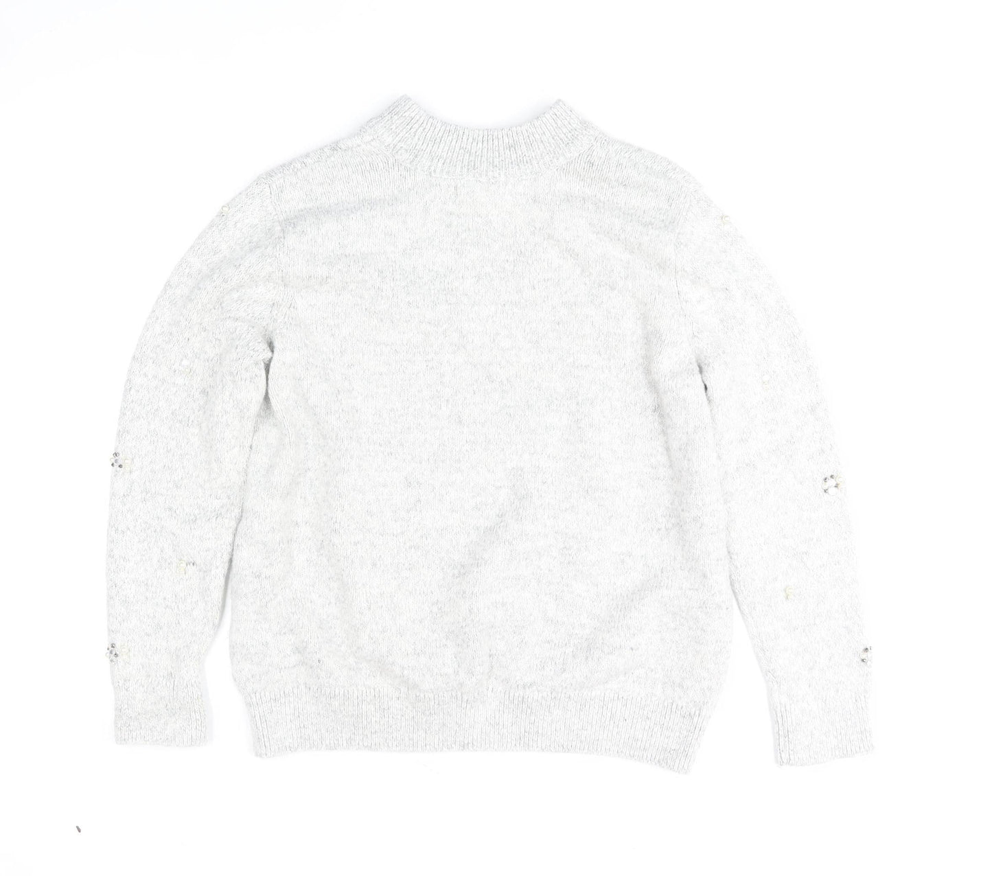 Womens UK Size 14 Marks and Spencer Grey Pullover Jumper