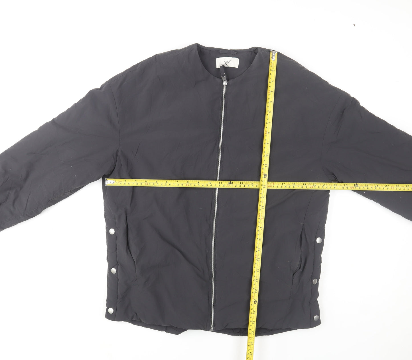 Womens UK Size S Marks and Spencer Grey Puffer Jacket