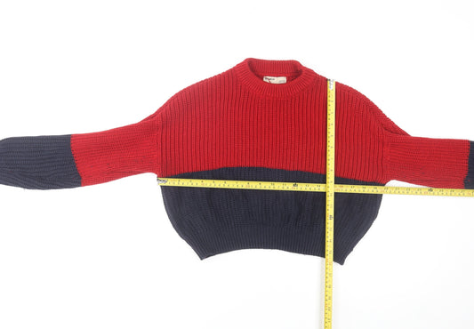 Womens UK Size S Pull&Bear Multicoloured Pullover Jumper