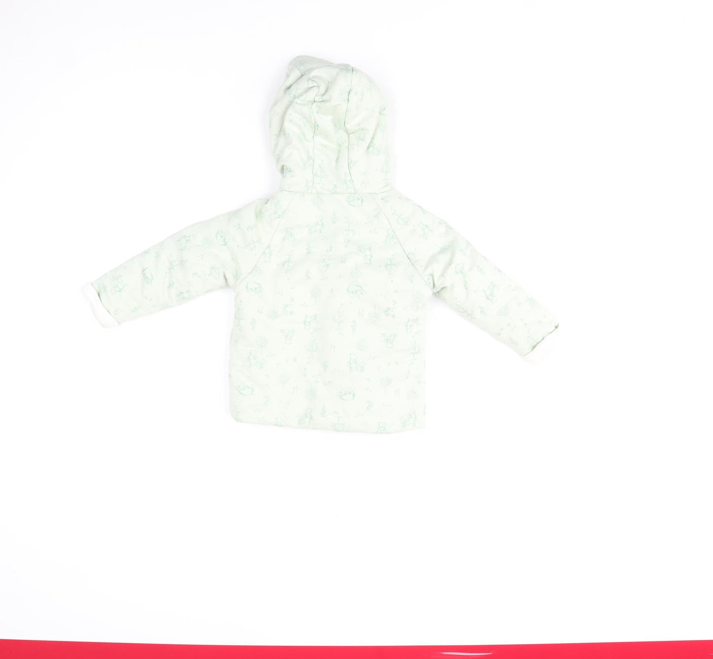 Disney Baby at Primark Winnie the Pooh Green Hooded Puffer Coat 12-18 Months
