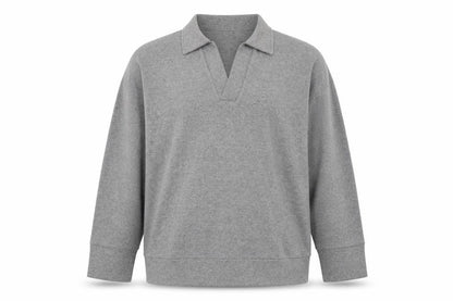 Mens UK Size L ASOS Grey Henley Sweatshirt