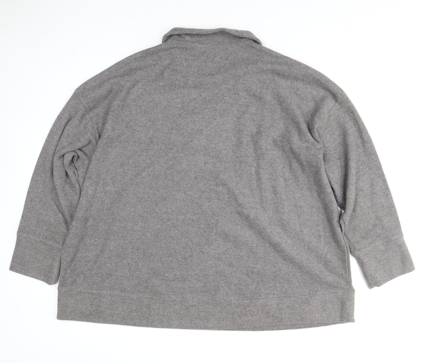 Mens UK Size L ASOS Grey Henley Sweatshirt