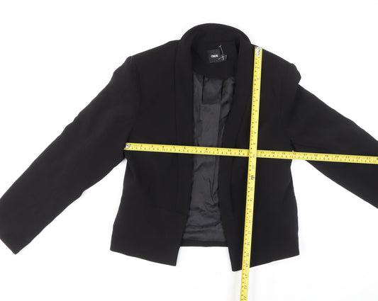 ASOS Women's Black Slim Fit Single-Breasted Blazer Size 10