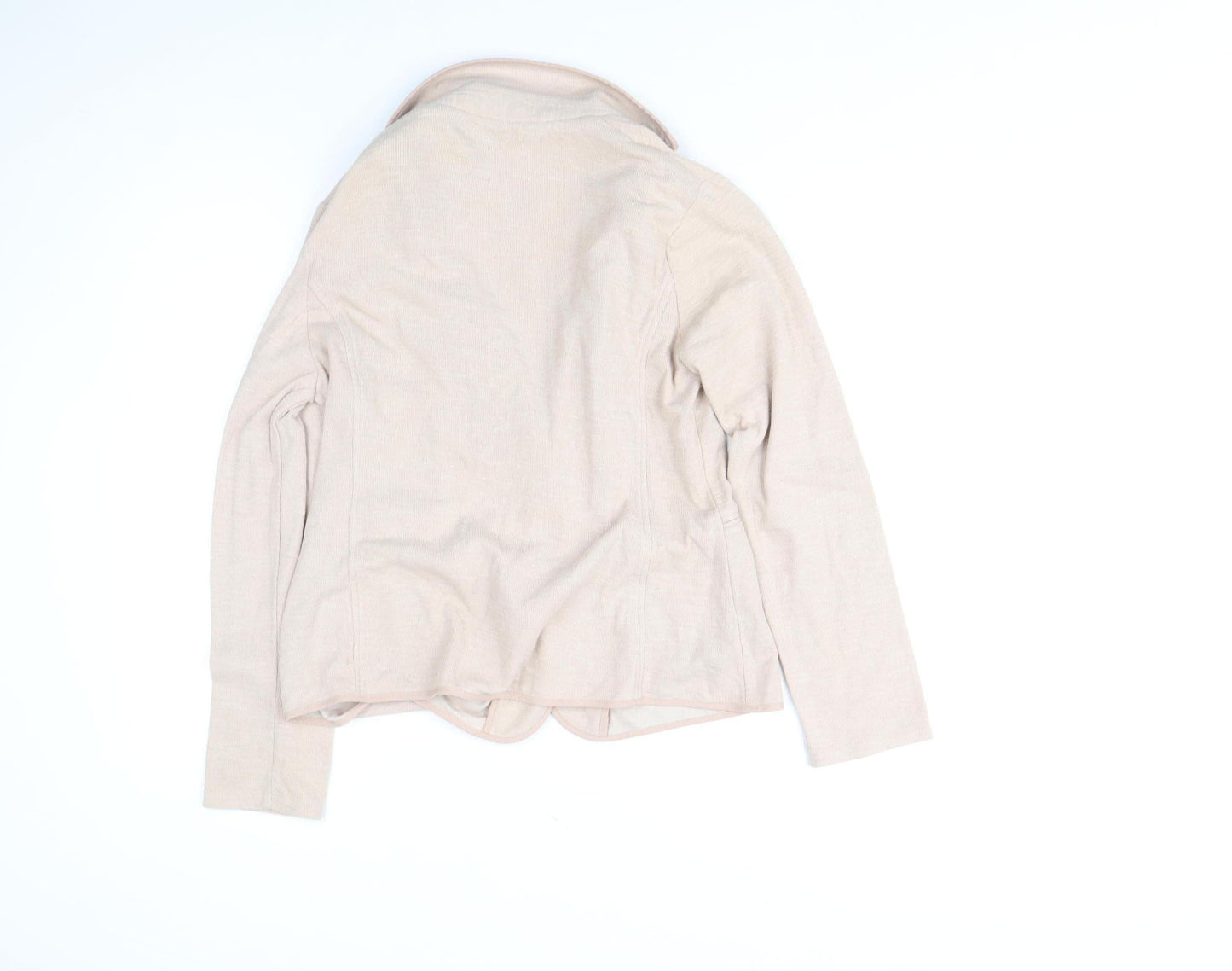 Womens UK Size 12 New Look Beige Basic Jacket