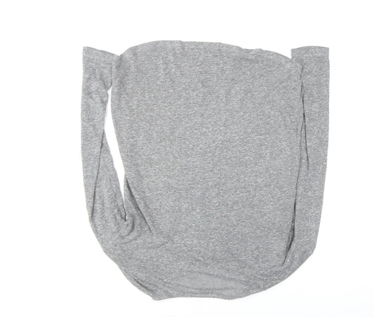 Womens UK Size 12 Marks and Spencer Grey Basic T-Shirt