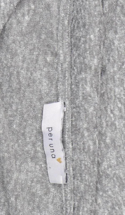 Womens UK Size 12 Marks and Spencer Grey Basic T-Shirt