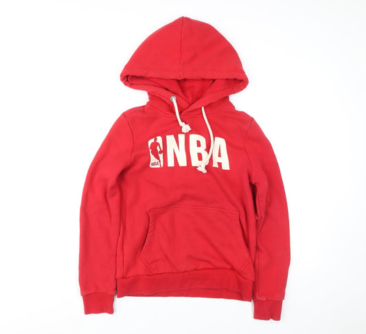 Mens UK Size XS NBA Red Pullover Hoodie