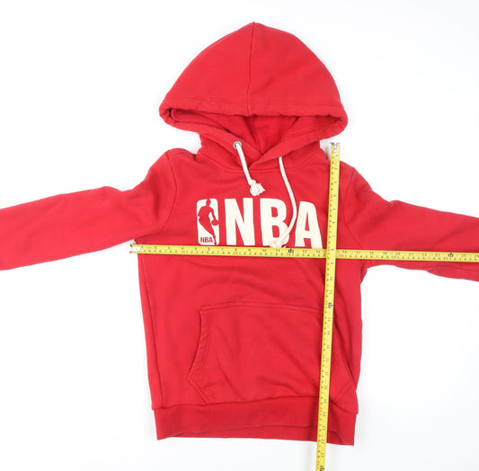 Mens UK Size XS NBA Red Pullover Hoodie