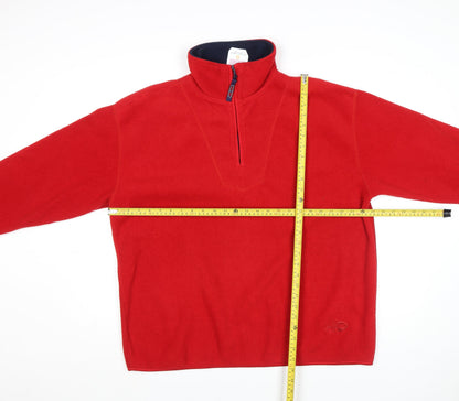 Mens UK Size L Authentic Sports Red Basic Jacket