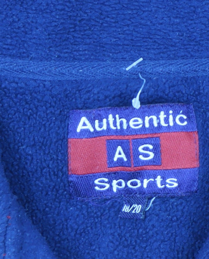 Mens UK Size L Authentic Sports Red Basic Jacket