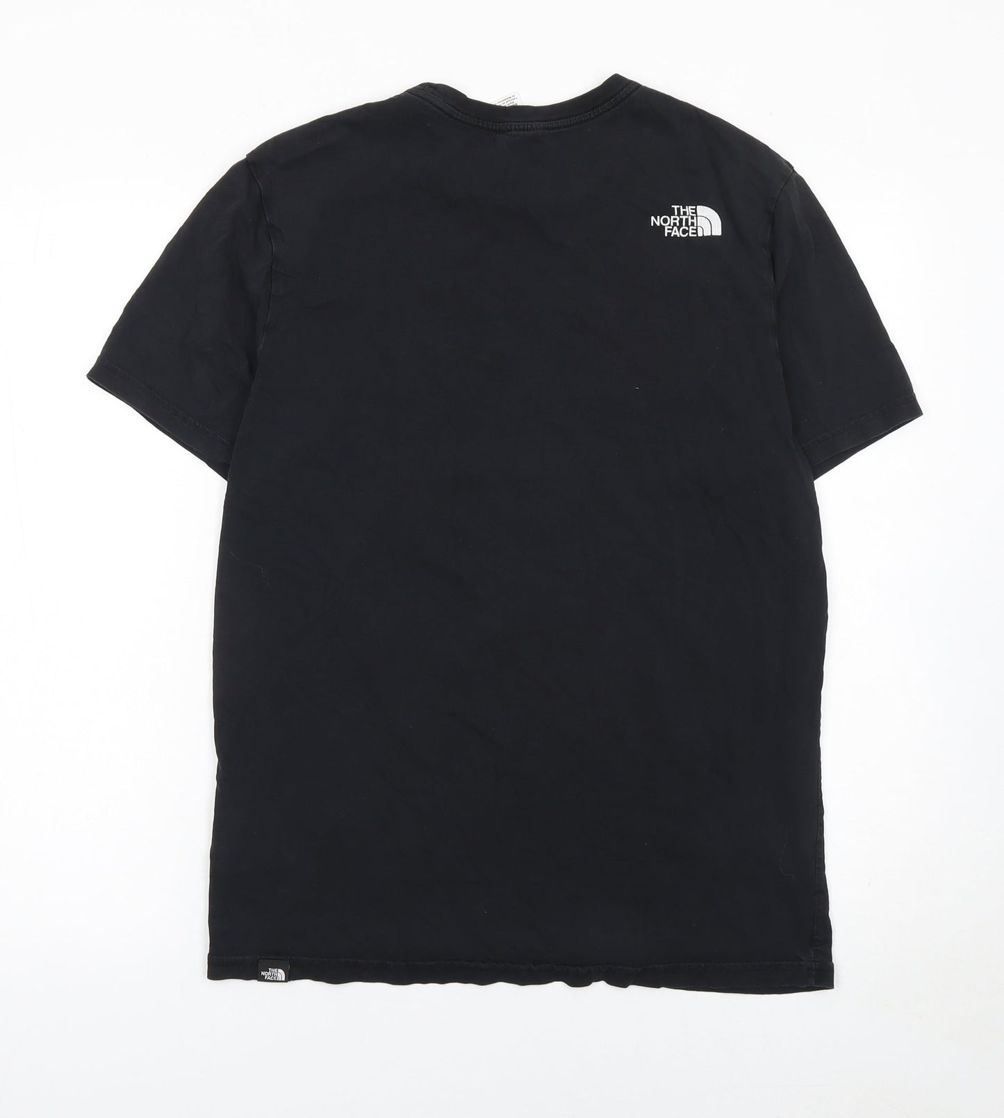The North Face Men's Black Cotton Regular Fit Crew Neck T-Shirt M