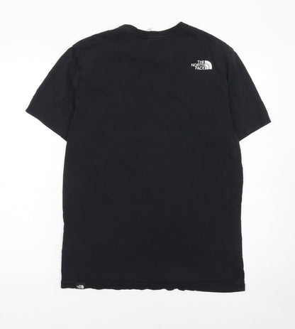 The North Face Men's Black Cotton Regular Fit Crew Neck T-Shirt M