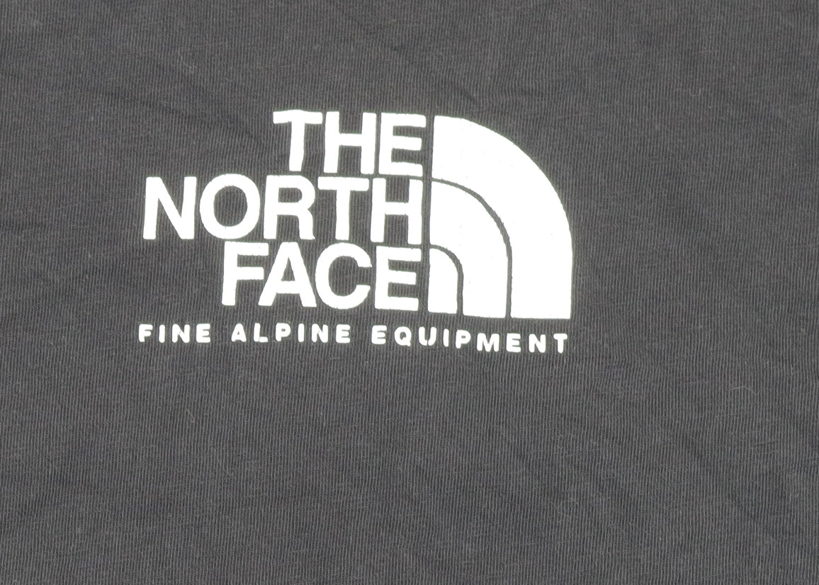 The North Face Men's Black Cotton Regular Fit Crew Neck T-Shirt M