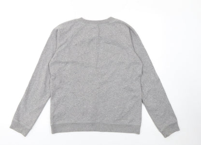 Womens UK Size 12 Jack Wills Grey Pullover Sweatshirt