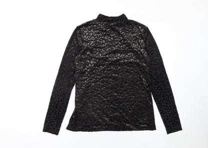 Womens UK Size M Mint Velvet Black Camisole Blouse