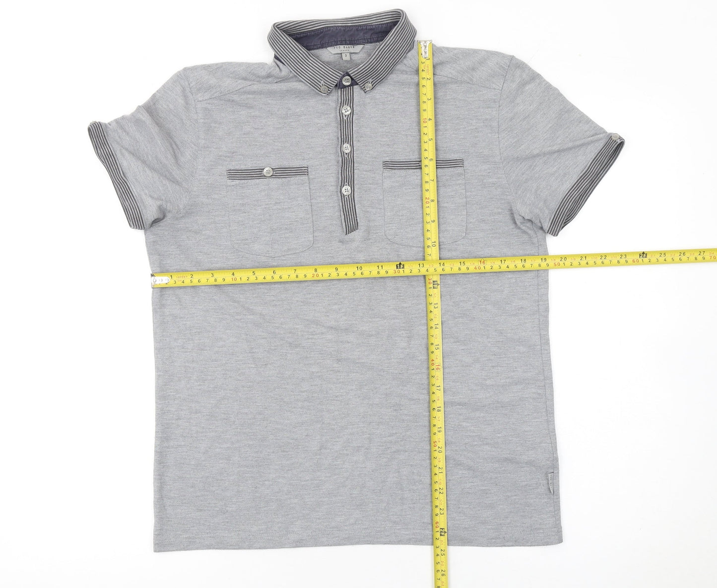 Mens UK Size M Ted Baker Polyester Blend Polo Shirt