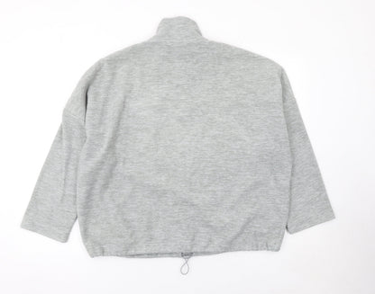 Womens UK Size S Monki Grey Pullover Sweatshirt