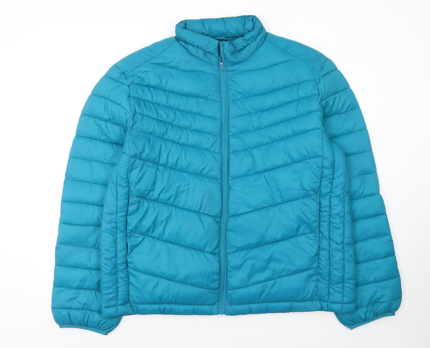 Tu Men's Blue XL Puffer Jacket Lightweight Quilted Winter Coat