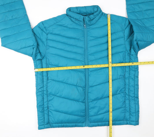 Tu Men's Blue XL Puffer Jacket Lightweight Quilted Winter Coat