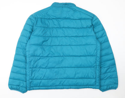 Tu Men's Blue XL Puffer Jacket Lightweight Quilted Winter Coat