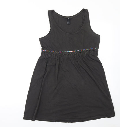 Womens UK Size 12 H&M Black Camisole Tank