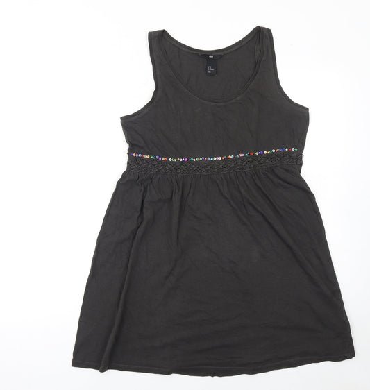Womens UK Size 12 H&M Black Camisole Tank