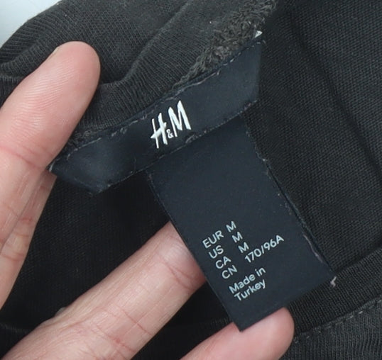 Womens UK Size 12 H&M Black Camisole Tank