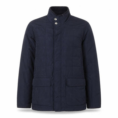 Mens UK Size L John Lewis Blue Quilted Coat
