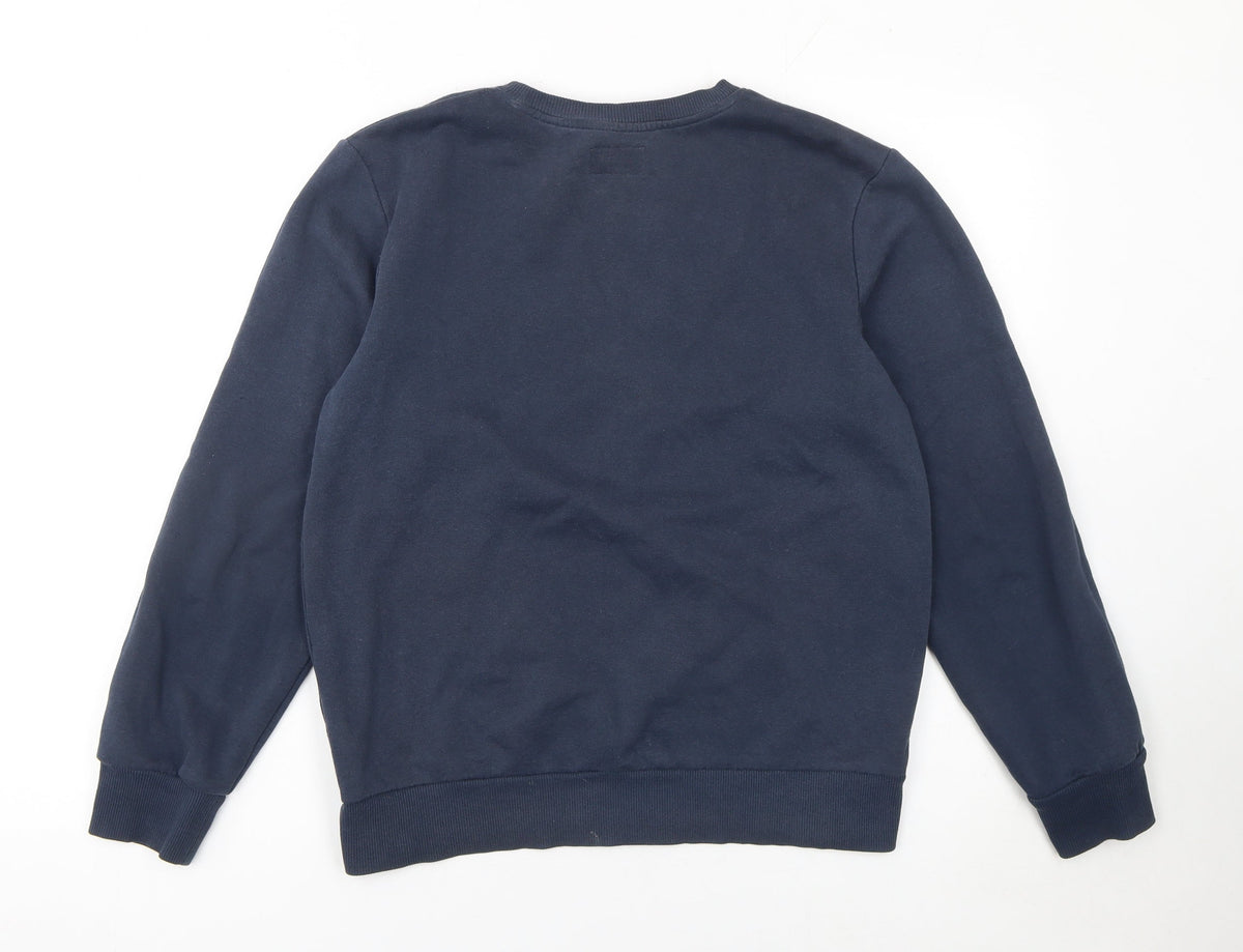 Converse Boys Blue XL Pullover Graphic Sweatshirt 13-15 Yrs Regular Fit