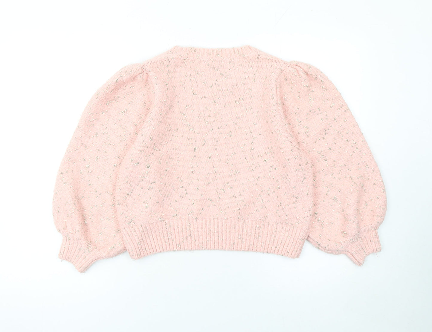 Womens UK Size M Zara Pink Pullover Jumper