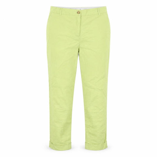 Womens UK Size 12 Jasper Conran Regular Fit Chino Green Trousers