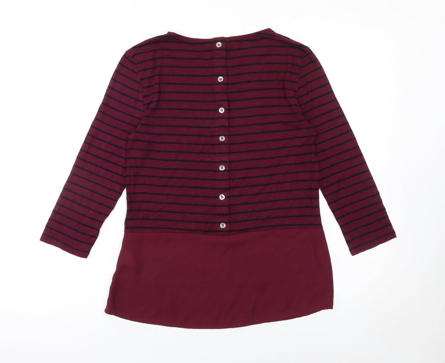 Womens UK Size 6 Warehouse Red Tunic Blouse