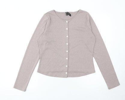 Womens UK Size L Motel Beige Cardigan Jumper