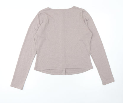 Womens UK Size L Motel Beige Cardigan Jumper