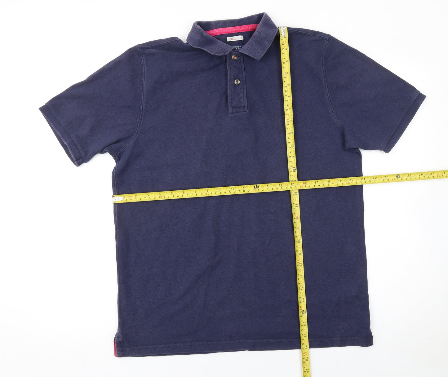 Joules Women’s Blue Classic Fit Cotton Polo Shirt Size L