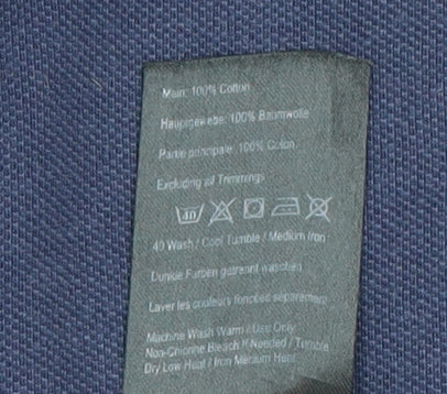 Joules Women’s Blue Classic Fit Cotton Polo Shirt Size L